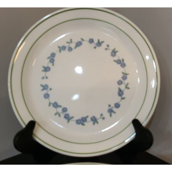 Vintage Corelle Original Forget Me Not Lunch / Salad Plates 8 5/8" (Set of 6) - Picture 2 of 12